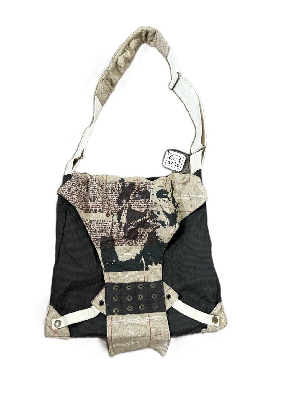 DCI Arte Messenger Bag RARE Repurposed Clothing NWT